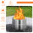 Tanvier Outdoor 16.7 in. H Stainless Steel Smokeless Stove with Base and Storage Bag