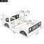 Lit plateforme classique avec roulettes en forme de voiture-129818477