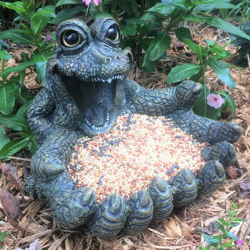 Grand pot à fleurs Biggin 'Gator, 8" H x 9.5" L x 11.5" D, Vert