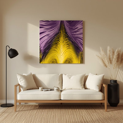 Art mural Op mauve 63