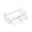 Lit plateforme simple avec tiroirs Comrie-1724863283