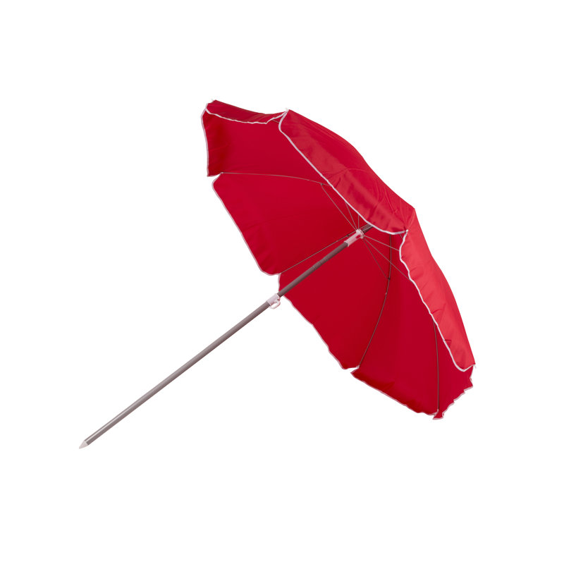 Alley 200cm Beach Parasol, Red