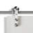 Stainless Steel Barn Door Hardware Kit Standard Single