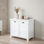 Armoire de plancher Home, armoire à linge inclinable, armoire de rangement élégante