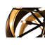 Luminaire suspendu tambour 4 lumières Demetrius