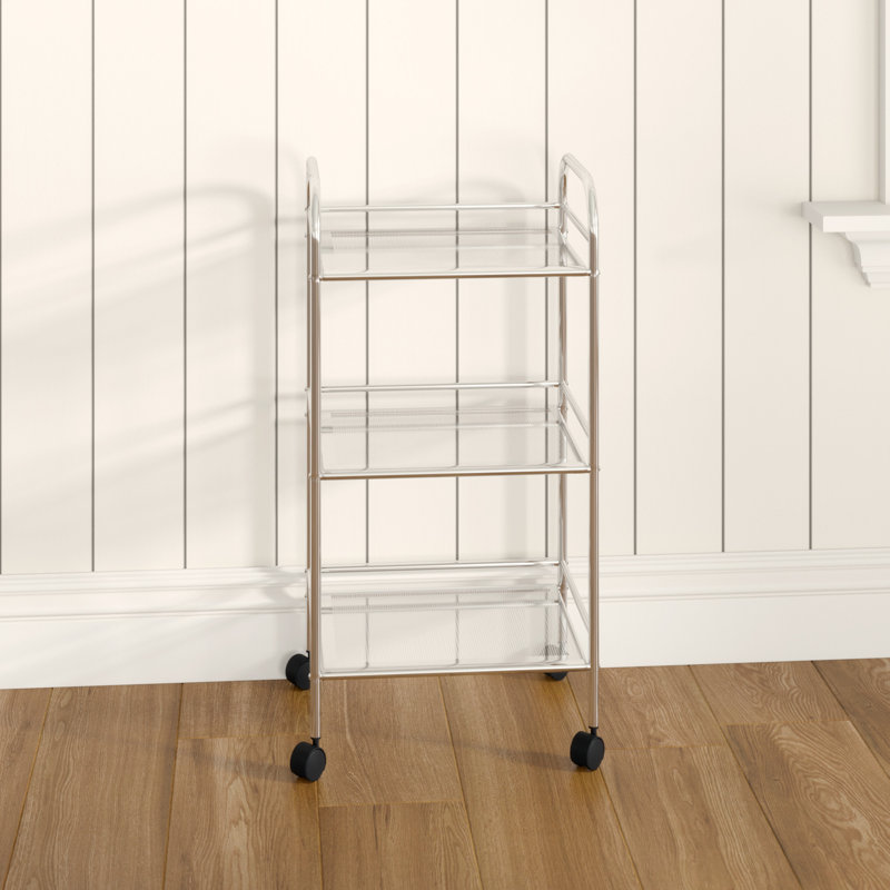 Steel Bathroom Shelves, Chrome
