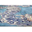 Handmade Blue Velvet Tiger Pillow – 16X24" Silk Accent Cushion