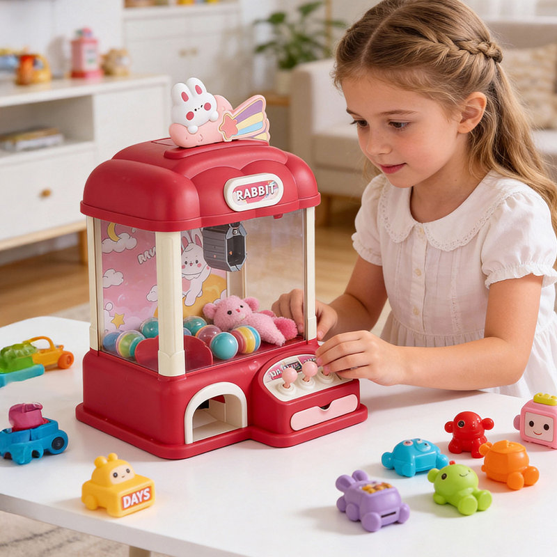 Kids Grabbing Clip Claw Machine