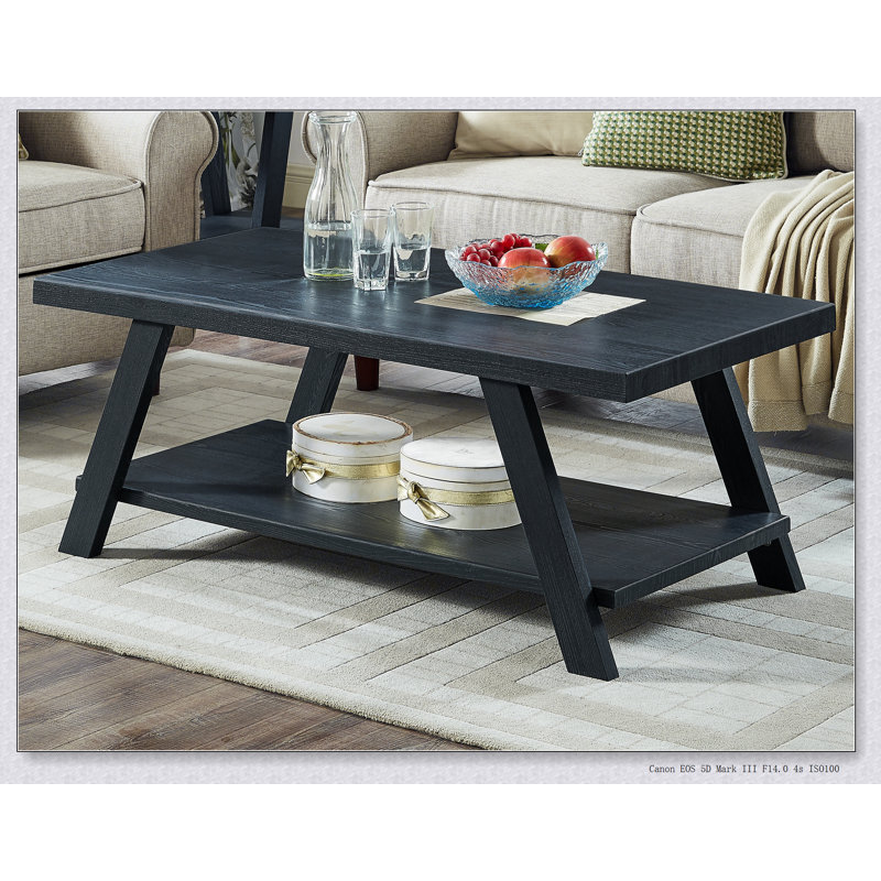 Table basse Athens, Noir