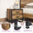 Patchell 19.7"H 2 Drawer Nightstand with Metal Frame-853194434