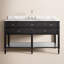 Toulouse Single Wide Vanity-Satin Black Veneer-1279865830