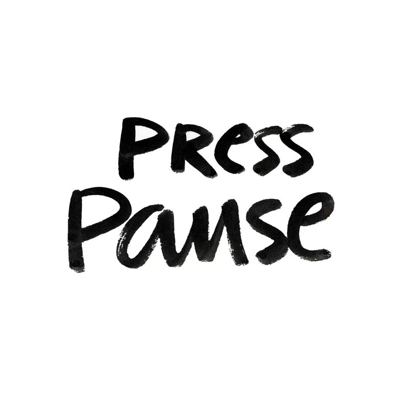 Press Pause II by Nadia Hassan - Wrapped Canvas Gallery-Wrapped Canvas Giclée, 45.72 cm H x 45.72 cm W