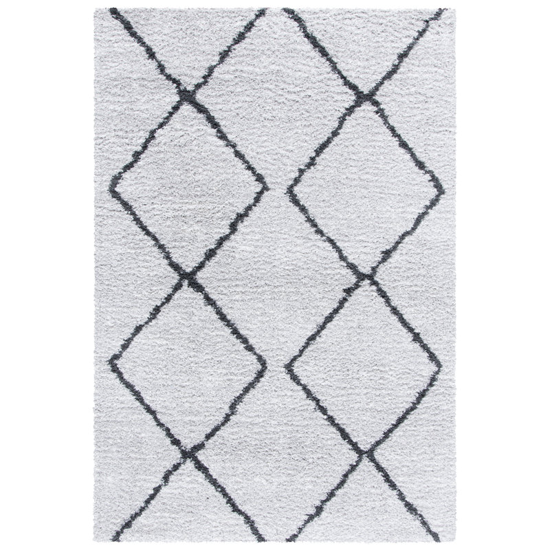 Tapis géométrique Prager Shag 500 Performance, Rectangle 3 pi x 5 pi