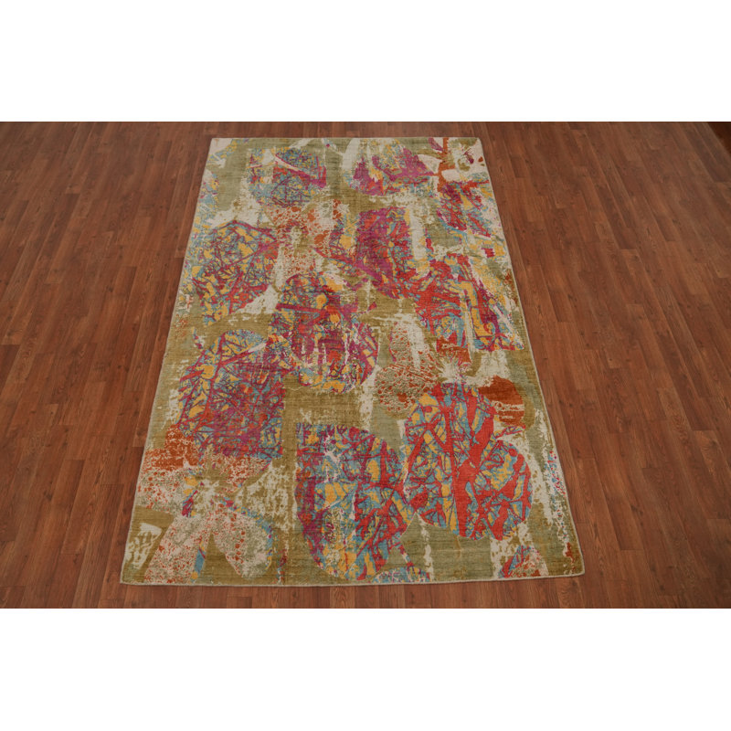 Modern Abstract Living Room Area Rug 5x8