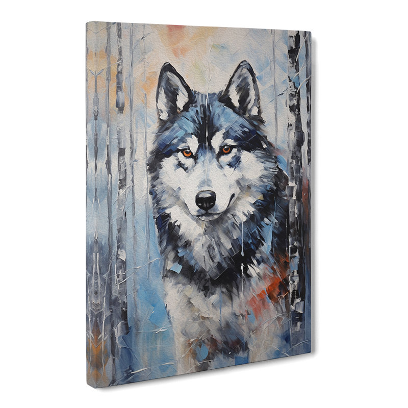 Husky Expressionism - Print, 76cm H x 50cm W x 3cm D
