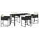 Garden Dining Set 5 Pcs Poly Rattan