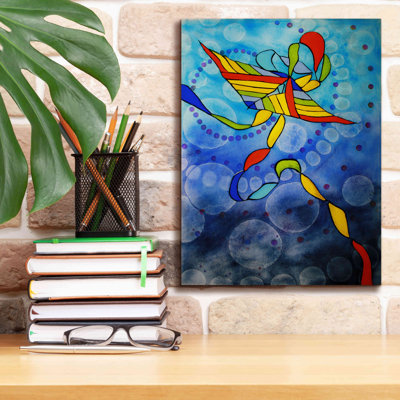 Art mural sur toile, "Kite transmise" par Rita Shimelfarb