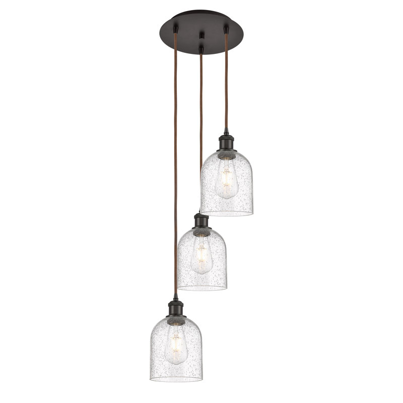 Odaniel 3 - Light Cluster Pendant, Seedy, Oil Rubbed Bronze