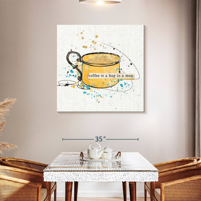 Thoughtful Perk I, 39" H x 39" W