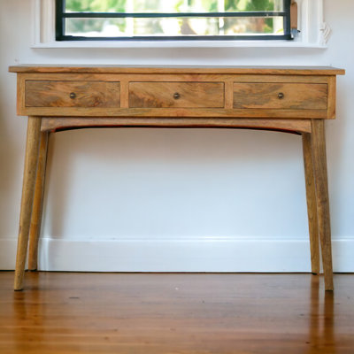 Leonardo 115cm Solid Wood Console Table