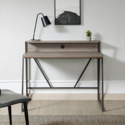 Emillio Metal Base Writing Desk