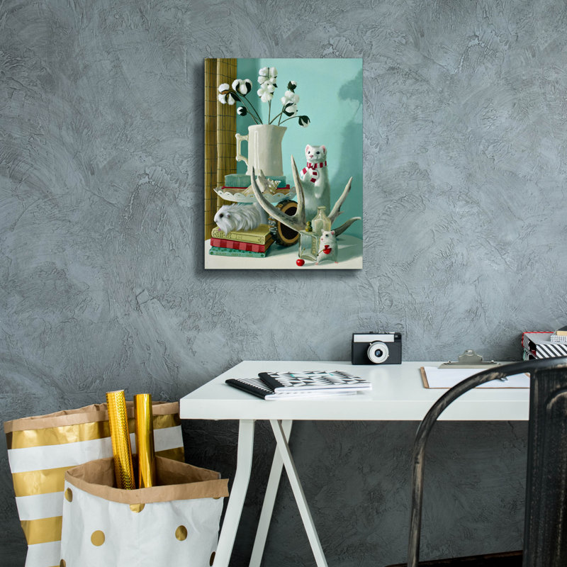  «Winter Night» par Heather Gauthier, art mural sur toile, 12 po x 16 po