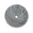 Carrara Gray Natural Marble Bathroom Vessel Sink - Semi-Polished Surface Luxury Countertop Mounted Basin with Unique Veining