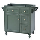 Bathroom Storage Cabinet With 2 Drawers And A Tip-Out Drawer