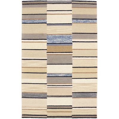Performance Wool Striped Indoor Rug