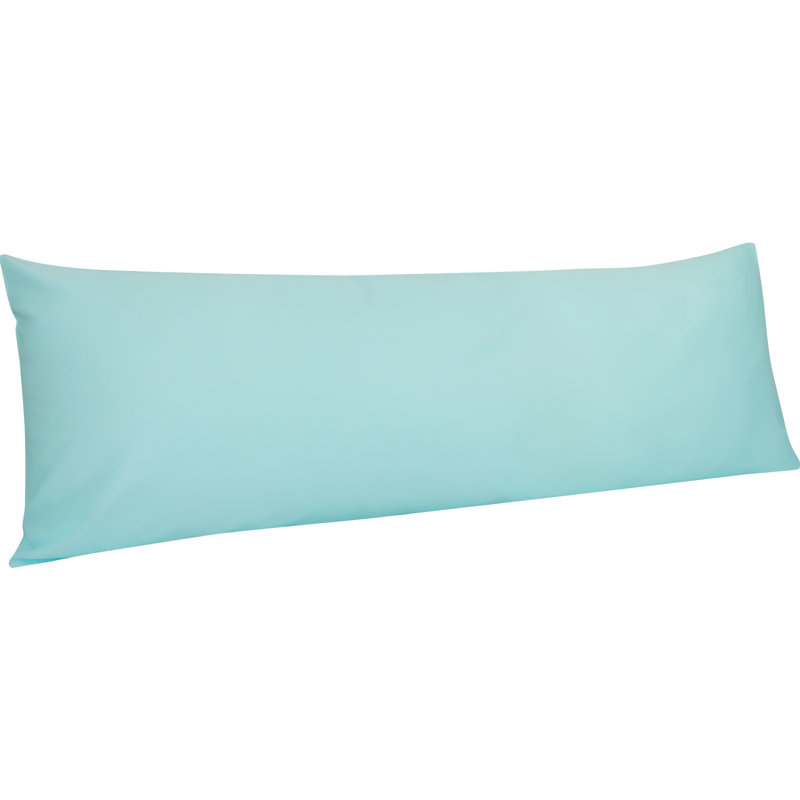 Egyptian-Quality Cotton Body Pillow Cover, 500 Thread Count Cotton Sateen Body Pillowcase with Envelope Closure, 20x54 Inches - NTBAY