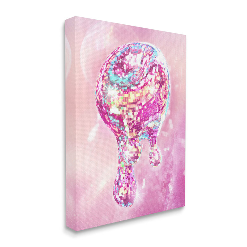 "Dripping Disco Ball", art mural par Ziwei Li, H 48 po x l 36 po