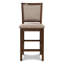 Chaise d'appoint rembourrée en polyester Josiha-1735245990