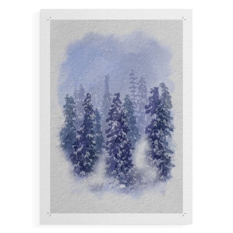 Driven Snow I - Impression sur toile seulement - NON-CADRE, H 36 po x l 24 po
