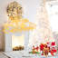 Arbre de Noël 7,5 pi avec fil mémoire pré-éclairé - 450 lumières incandescentes chaudes, 1240 pointes, conception à dépliage automatique, support en métal stable, arbre de Noël artificiel en PVC-1845798563