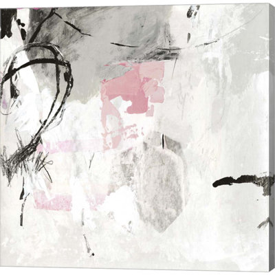 «Gray Pink I» par Posters International Studio, impression sur toile tendue