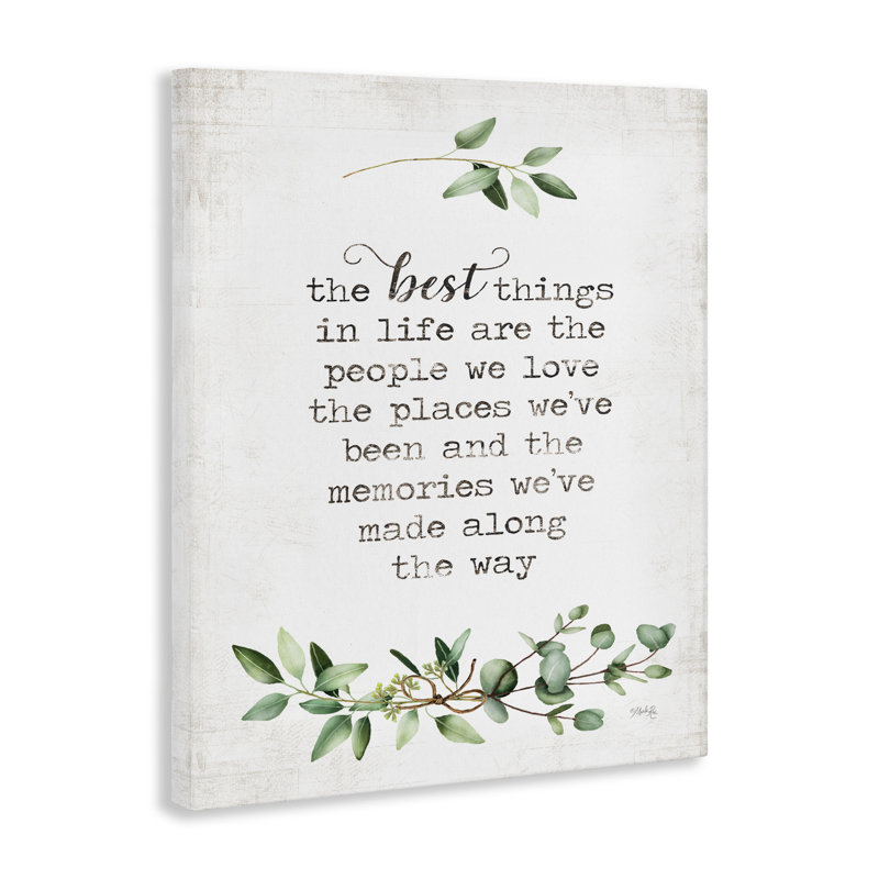 The Best Things in Life Are People by Marla Rae - Texture Art Print, 20" H x 16" W