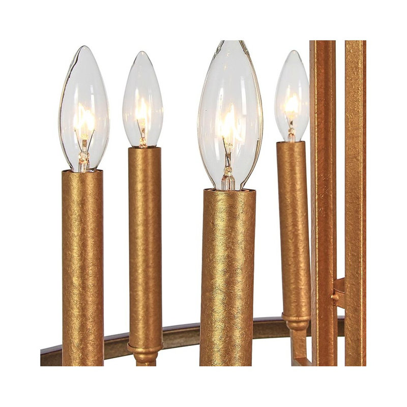 Lustre tambour à 8 lumières West Palm