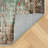 Machine Washable Vintage Area Rug with Non-Slip Back – Blue-1158877257