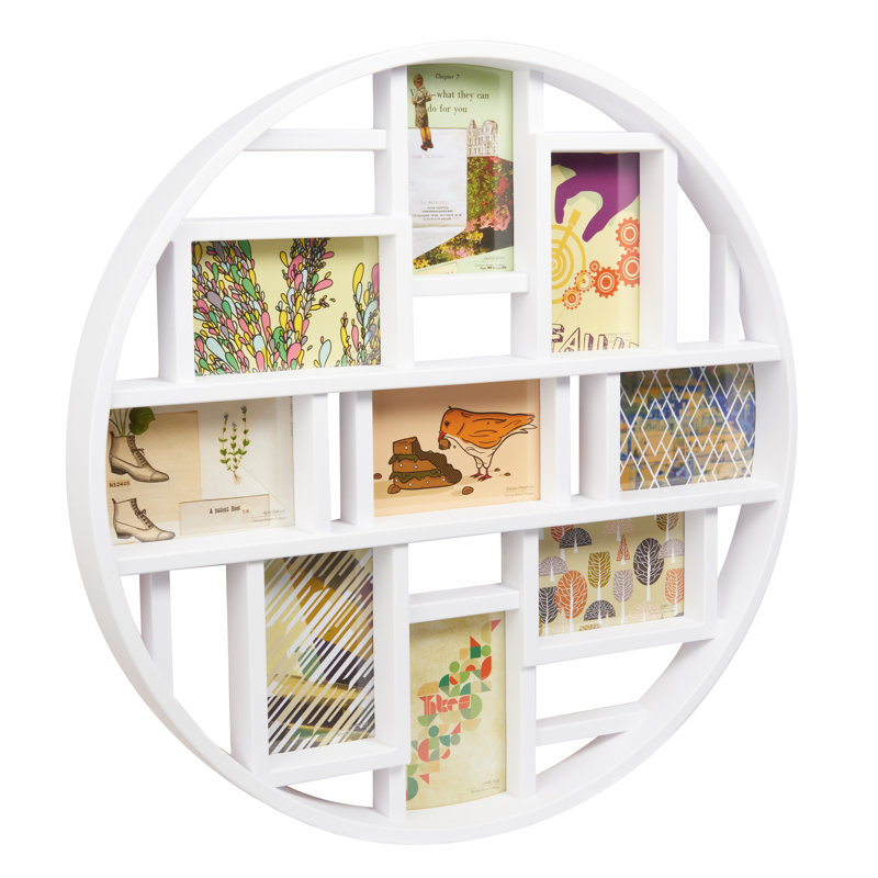 Luna Picture Frame, White, 4" x 6