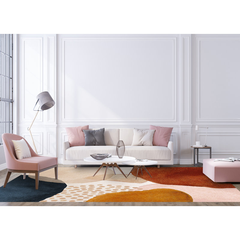 Rontavia Vinyl Machine Printed Area Rug, Rectangle 133 x 200cm