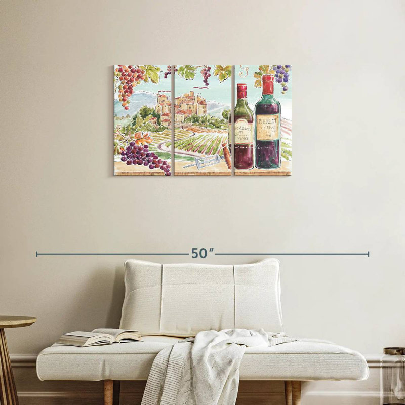 Yarlin Wine Country II, H 20 po x l 33 po