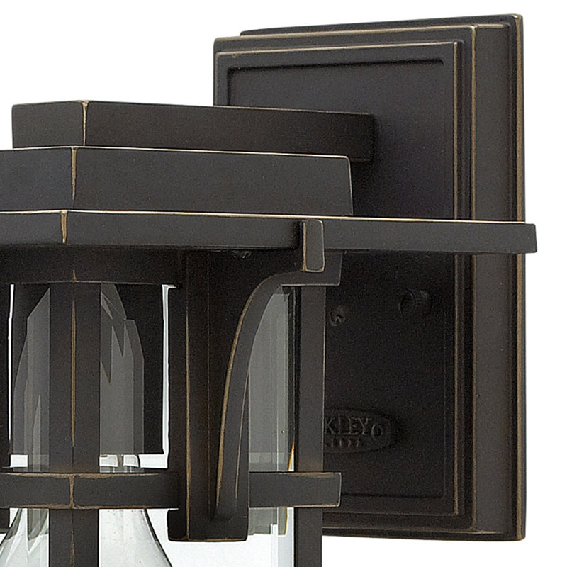 Kajale 1-Light Outdoor Wall Lantern, 11.75" H x 7.25" W x 8" D