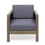 Chaise de patio avec coussins Laila-475359850