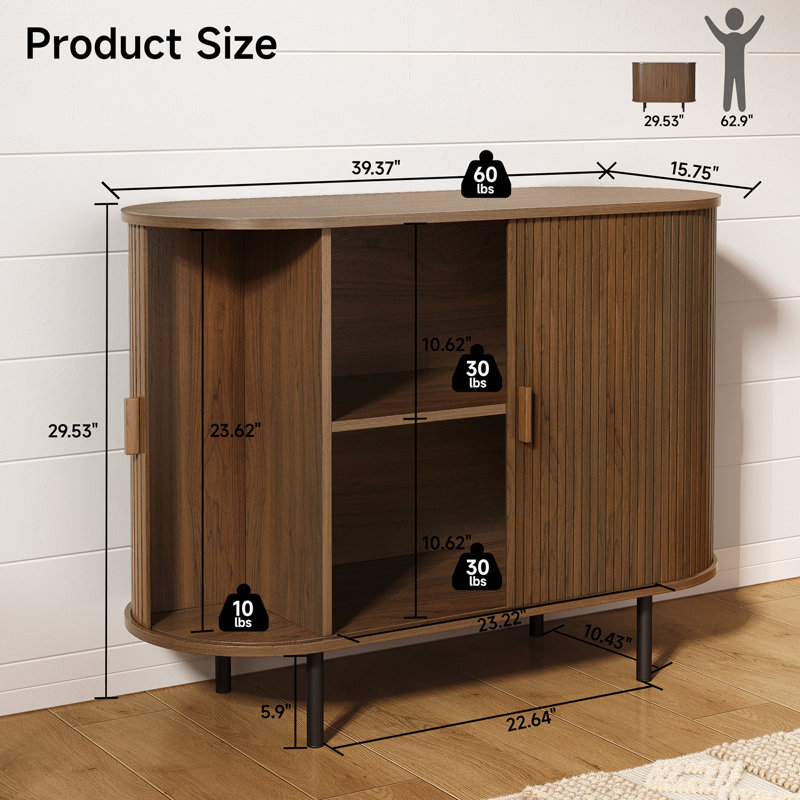 Jamyia 39.37'' Sideboard