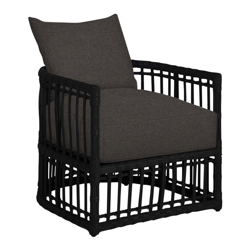 Fauteuil demi-tonneau Newport N-Dura, Pas de soudure, Fossile de Vérone, Onyx