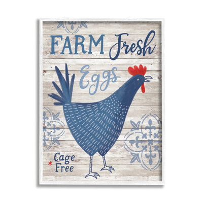 Farm Fresh Eggs - bleu