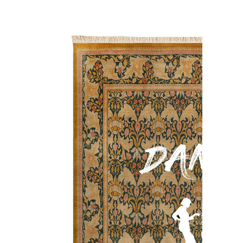 Tapis traditionnel citation Sultan's Dance (jaune)