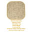 Coussin de coussin de chaise en mousse à mémoire de forme sans dossier 16 po x 16 po Broadway-317365416-317365463