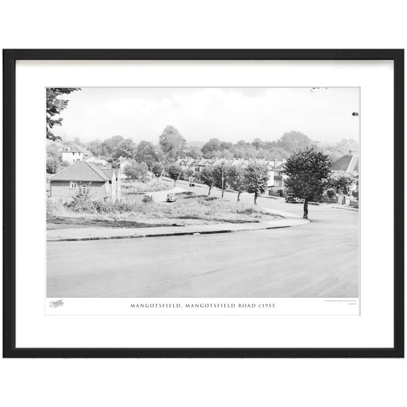 Mangotsfield, Mangotsfield Road C1955 - Single Picture Frame Print, 60cm H X 80cm W x 2cm D