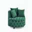 Chaise pivotante rembourrée pour le salon